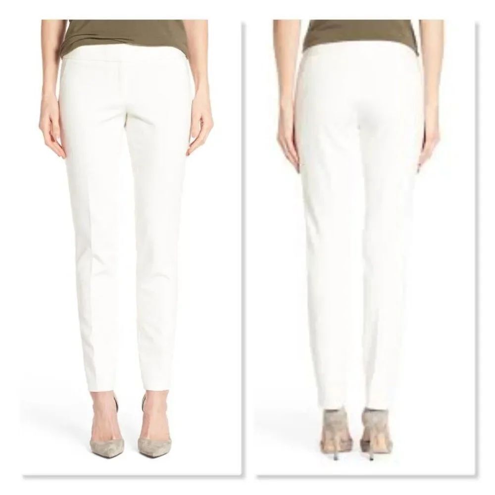 VINCE CAMUTO Ponte Ankle Pants size 12P in Vanilla